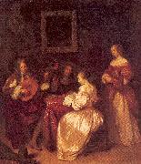 NETSCHER, Caspar Musical Company oil